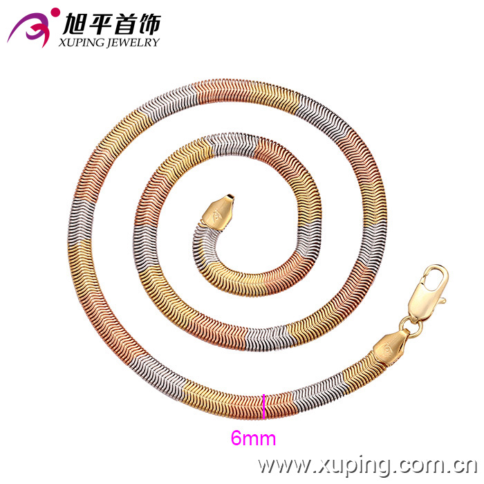 42459 Fashion Multicolr Delicate Women Jewelry Necklace in Copper Alloy Without No Stone