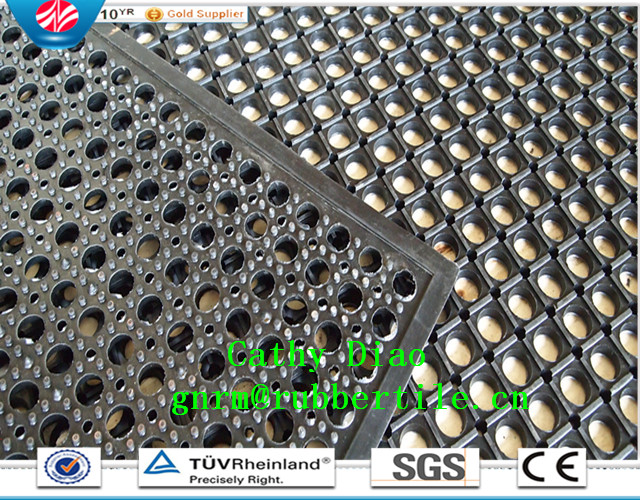 Hotel Rubber Mats, Anti-Fatigue Mat, Anti-Slip Kitchen Rubber Mats Anti-Bacteria Rubber Mat