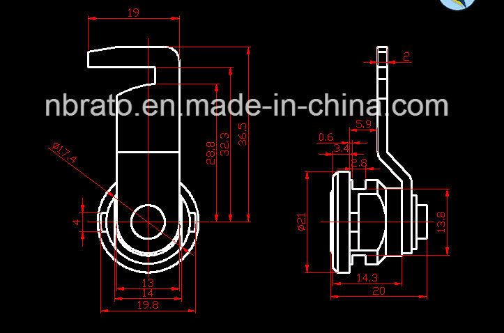 Furniture Connector Hook Cam Lock