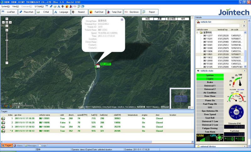 Live GPS Monitoring Software