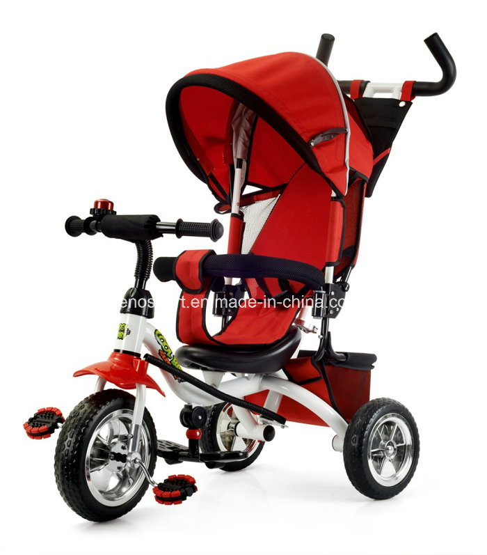 Red Color Luxury Kids Tricycle with Canopy (TR906-3EVA RED)