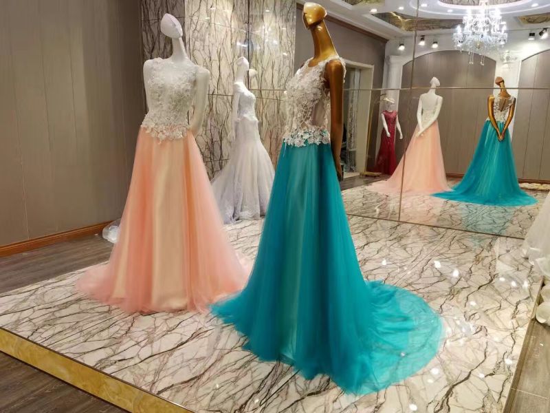 New Arrival 2017 Marriage 3D Flower Evening Dresses