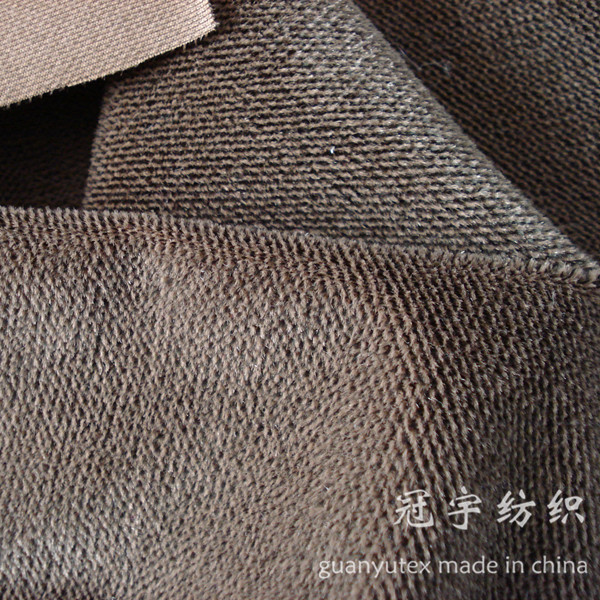 Velour Fabric with Two-Tone Color for Home Textile