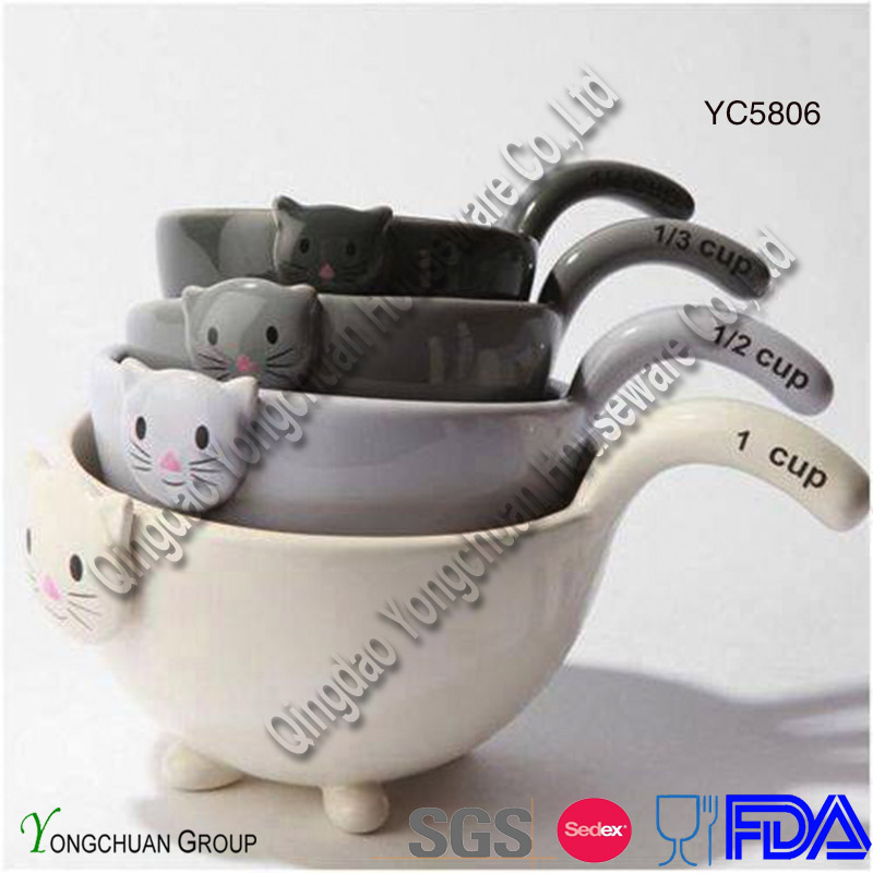 Ceramic Measuring Cup Set of 4 on Promotion