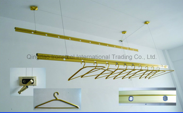 Manual Type Adjustable Cloth Drying Hanger with Super Bigger Hanging Rod