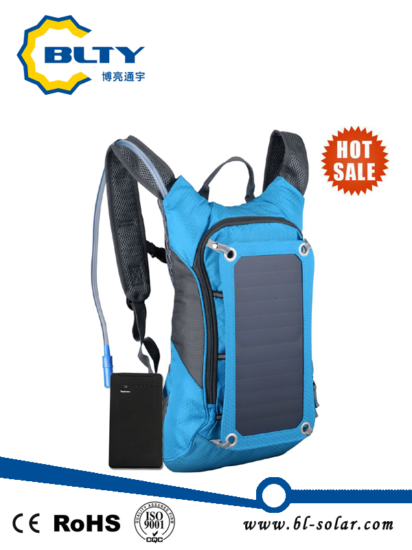 Solar Power Panel Charger Backpack Solar Camel Bag for Camping