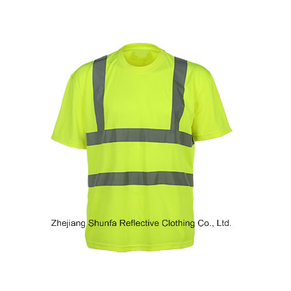 3m Reflective Tape High Visibility Safety Polo Shirts Security Clothing with En ISO