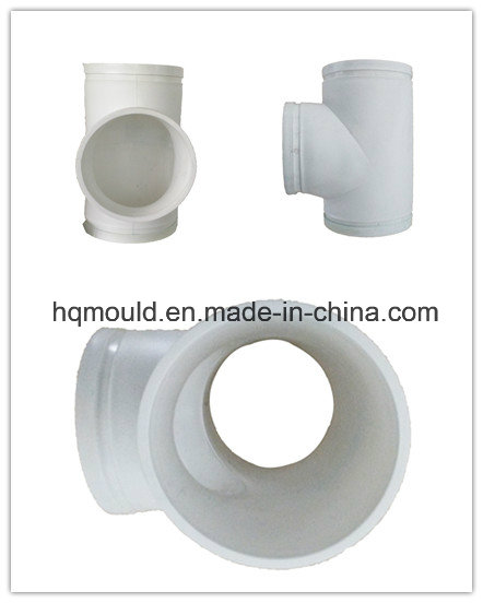 Equal Diameter Tee Pipe Plastic Injection Mould