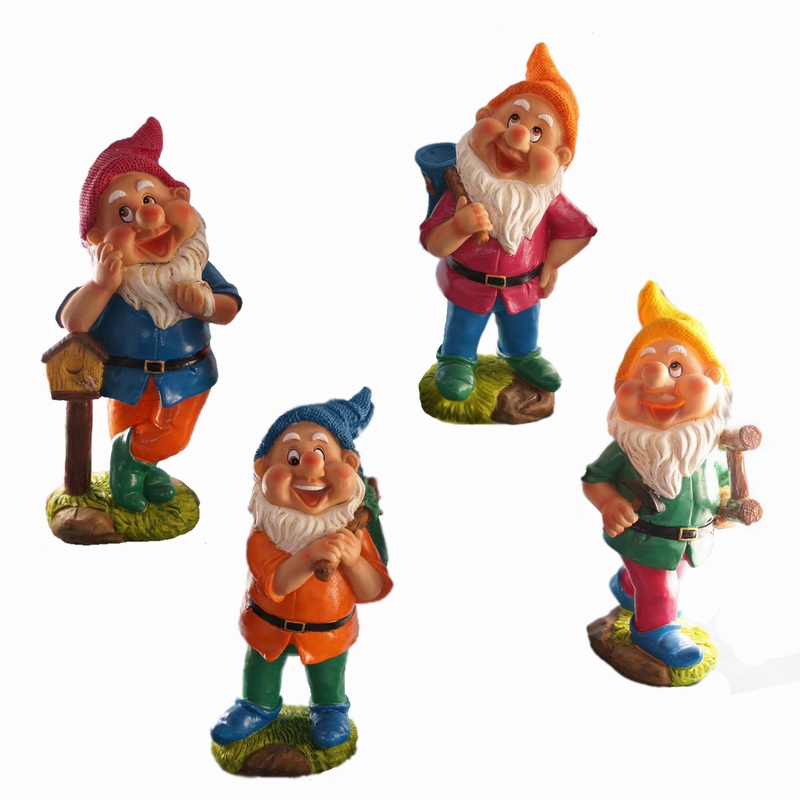 Colorful Lawn Decoration Labouring Dwarf for Spring Garden