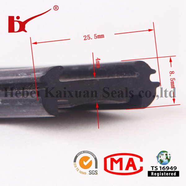 EPDM Door Window Rubber Seal Strips with Ts16949