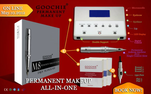 Gooecdhie Intedlligent Eyebroww&Lip Permaneent Makweup Micropigmenwtation Machine Set (M8-III)