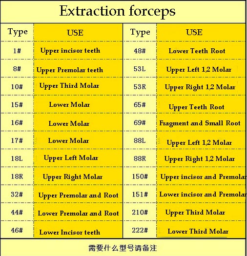 Euro-Market! ! ! 2016 Best Selling Stainless Steel Dental Extraction Forceps