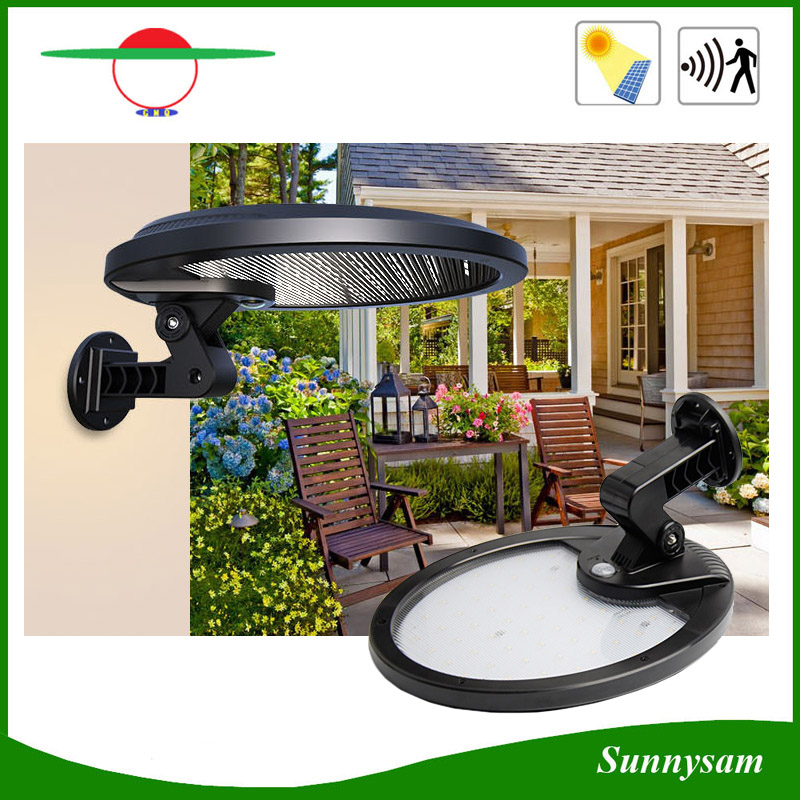 Rotatable Angle 56 LED Solar Motion Sensor Light for Wall