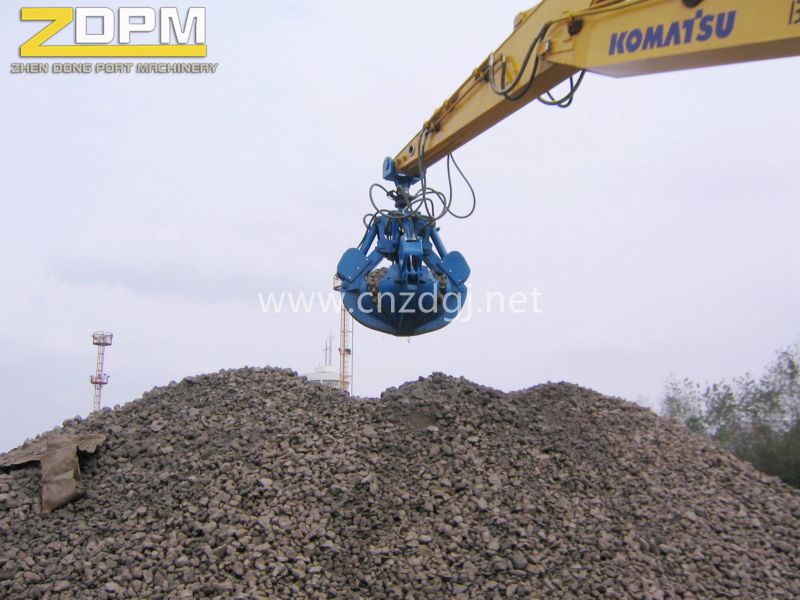 Hydraulic Orangel Peel Excavator Grab for Barge Lifting