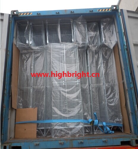 Zinc Compartment Wire Mesh Single Door Lockers