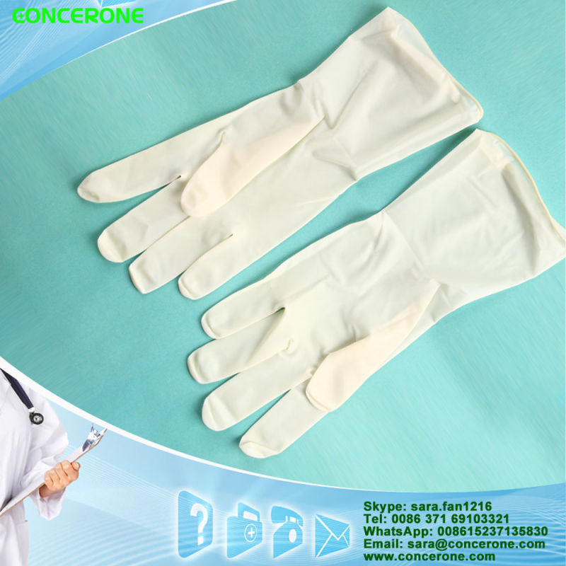 Sterile Powder Free Latex Surgical Gloves 6.5'