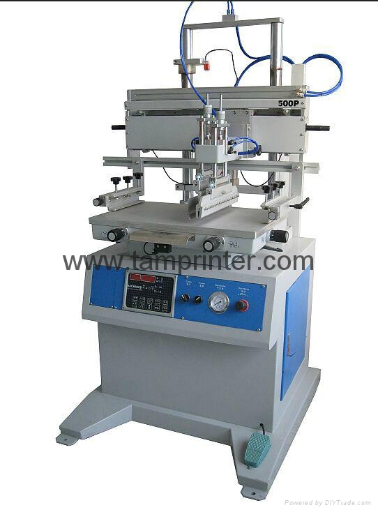 TM-600p Flat Vertical Screen Printer Silk Printing Machine