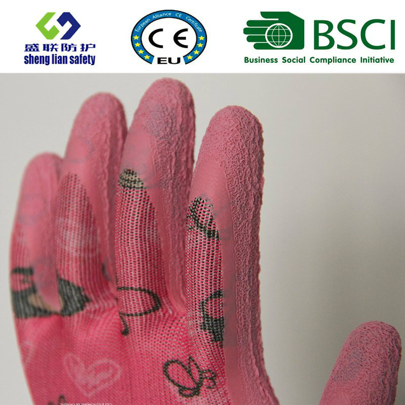 Latex Coated Labor Garden Safety Work Gloves