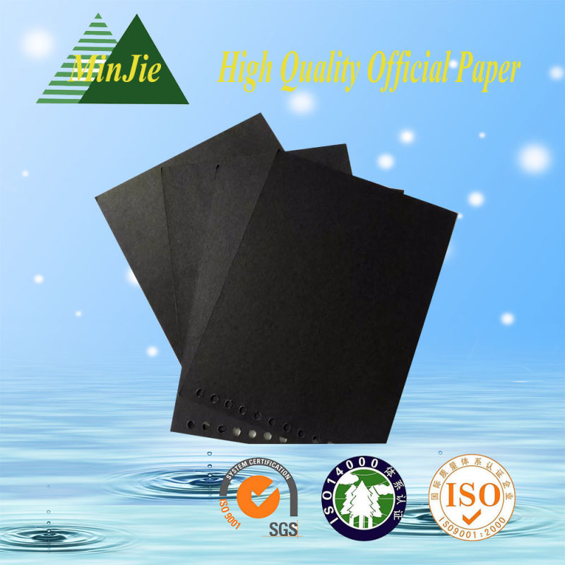 Special Black Pre-Printed Cardboard for The Tag of The Cloth and Fashion