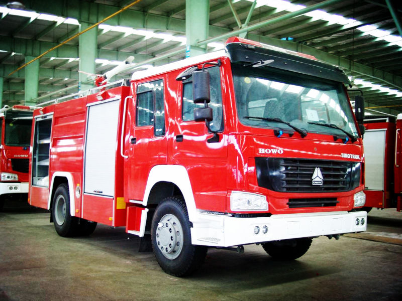 HOWO 4X2 8000L Water Tanker Fire Truck