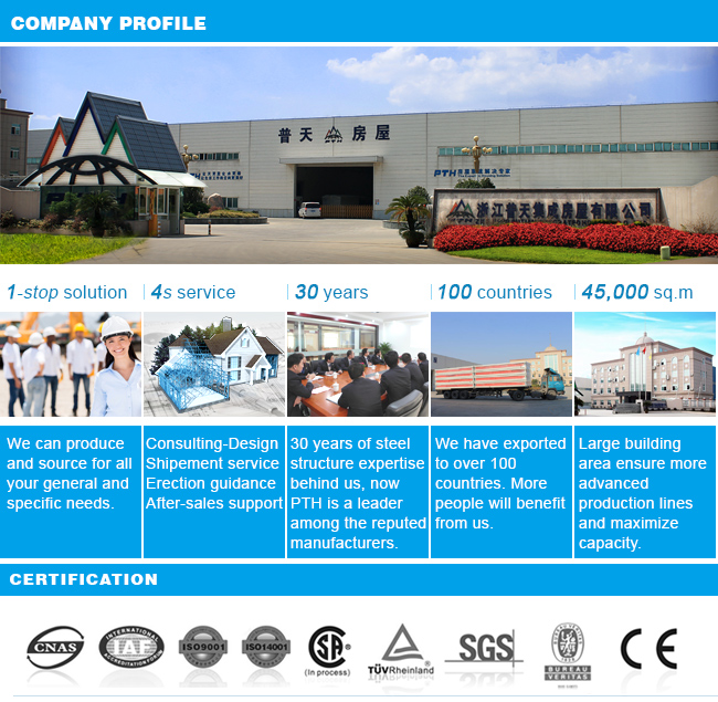 EPS Sandwich Wall Panel Steel Structure Building Project