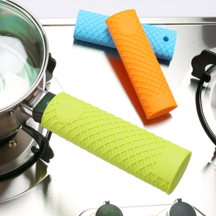 Kitchen Tool Heat Insulation Removable Silicone Pot Handle Sleeve