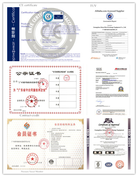 Air to Water Condesing Cooling System Heat Exchanger for Heat Recovery Systems (SGZL-M-1)