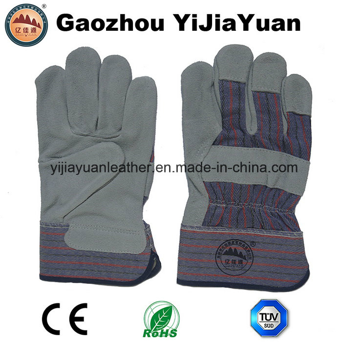 Leather Safety Machanic Working Hand Gloves