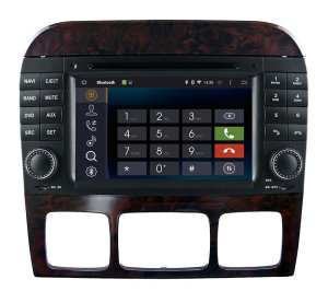 Android 5.1/1.6 GHz Car DVD GPS Navigation for Benz S/SL DVD Player with WiFi Connection