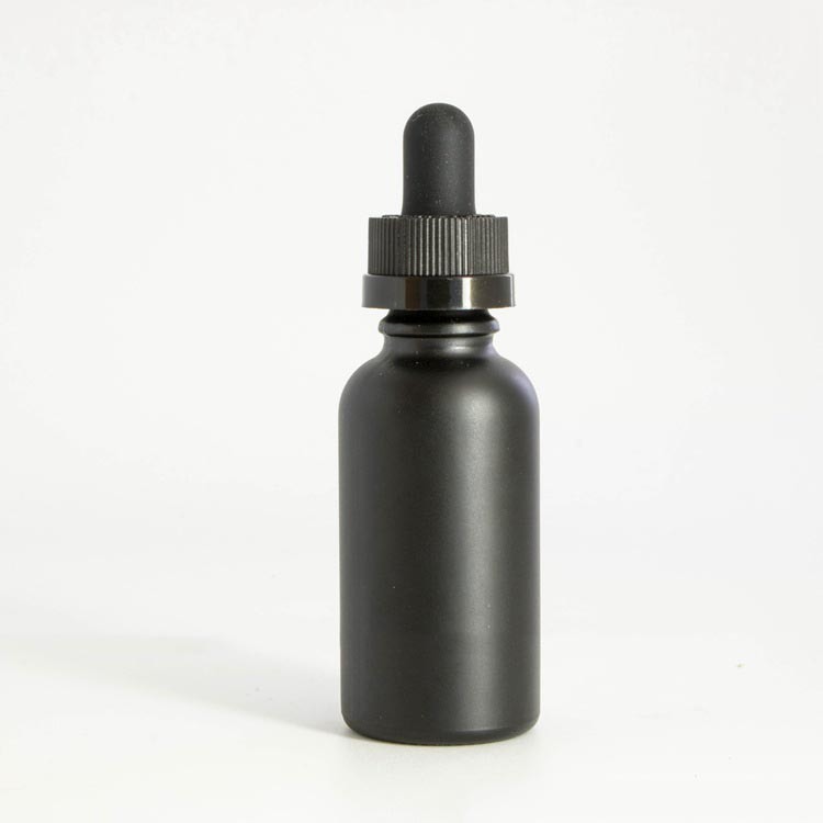 Black Glass Bottle for Eliquid Essential Oil (NDB08)