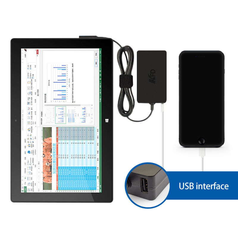 for Microsoft Surface PRO/Rt 12V3.6A Slim Laptop AC Adapter