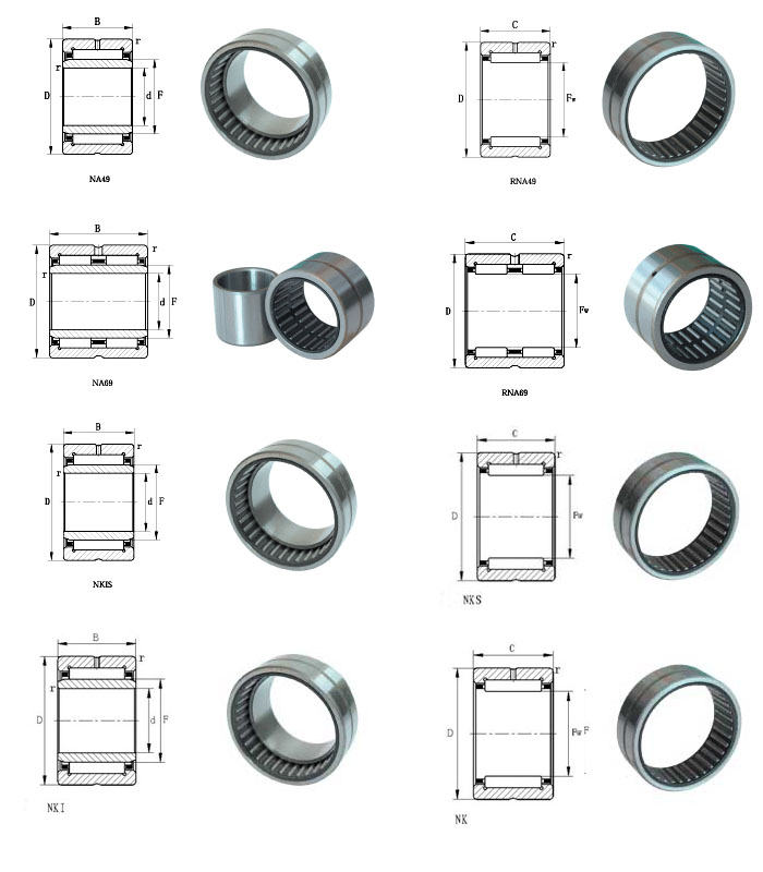 Entity Bushed Needle Roller Bearing Double Row Na