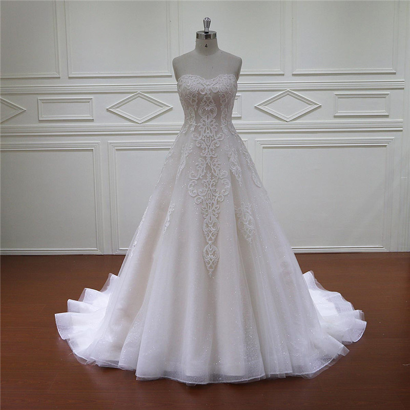 Graceful Lady Cheap A-Line Bridal Gown Wedding Dress (HD024)