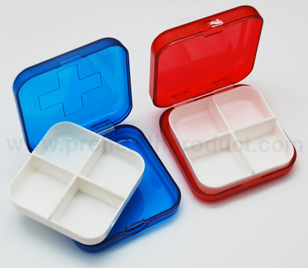 4 Compartments Small Pill Box (PH1224A)