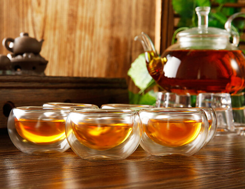 Beautiful Design Glass Tea Set Kitchenware Glass Pot with Filter