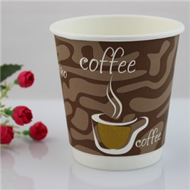 Disposable Double Wall Insulation Paper Cup for Hot Cafe