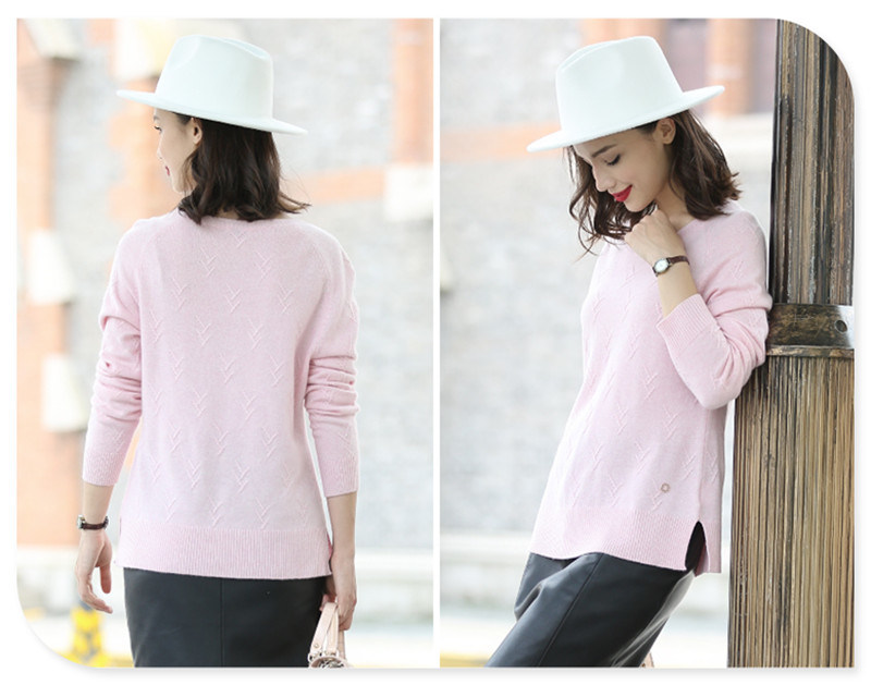 100% Cashmere Women's Colorful Sweater