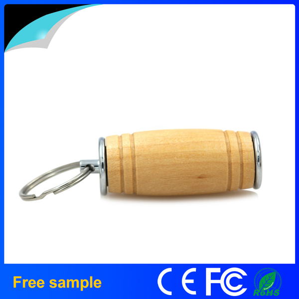 Natural Oak Barrel Wood USB Flash Drive 8GB