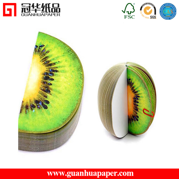 Cute Fruit Shaped Self-Adhesive Sticky Notes, Customized 3D Shaped Memo Pad