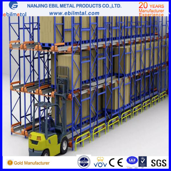 Steel Q235 High End Pallet Rack Radio Shuttle Racking