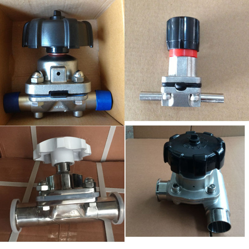 Stainless Steel Two Way Food Processing Diaphragm Valve (JN-DV1013)