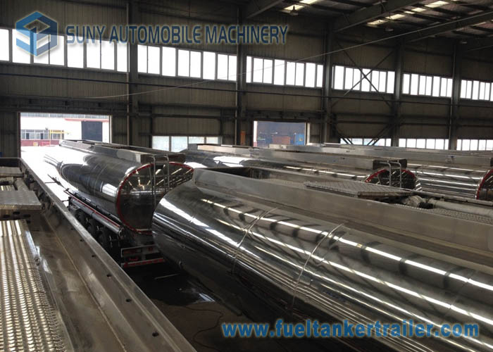 44000 Litres Aluminum 5454 Adr Oil Tanker Truck Trailer