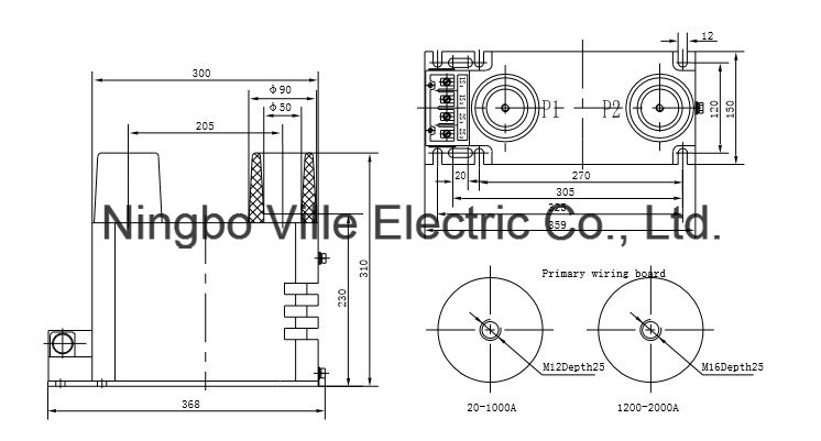 Epoxy Resin Cast Fully Enclosed Post Type Current Transformer Instrument Transformer for Mv Switchgear