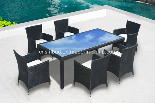 Outdoor Table & Chairs for Family with Aluminum / SGS (8212-1)