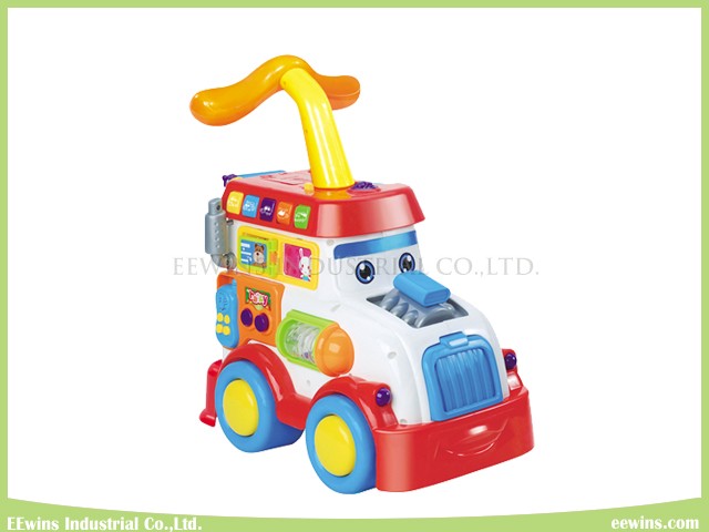 Electronic Musical Toys Happy Car Head Baby Walker