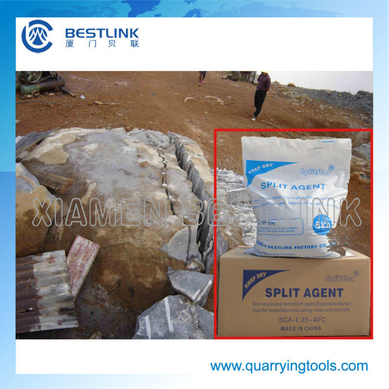 Soundless Safe Split Agent for Stone Cracking and Concrete Demolition