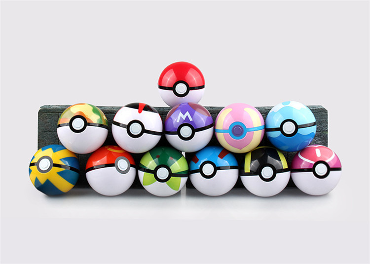 13PCS Pikachu Pokeball Great Ultra Master GS Poke Ball