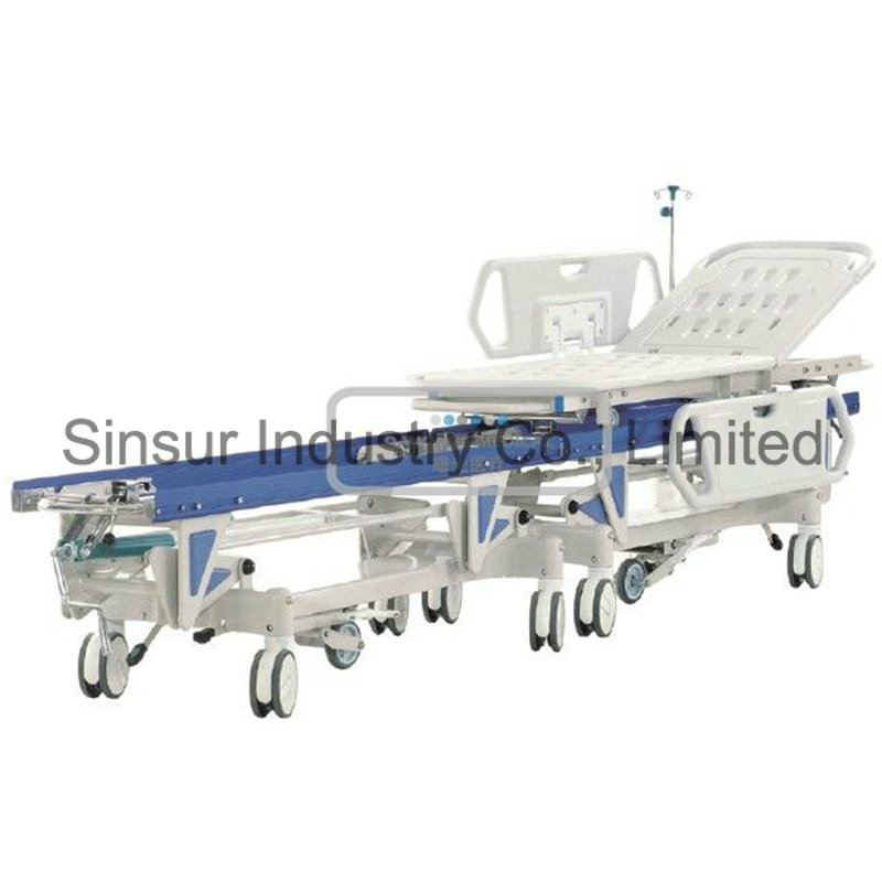 Endoscope Cart Manual Transport Connecting Hospital Stretcher