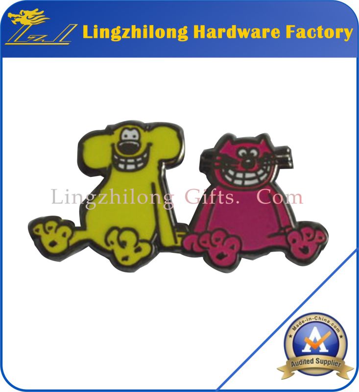 Enamel Cute Metal Animal Laplel Pin