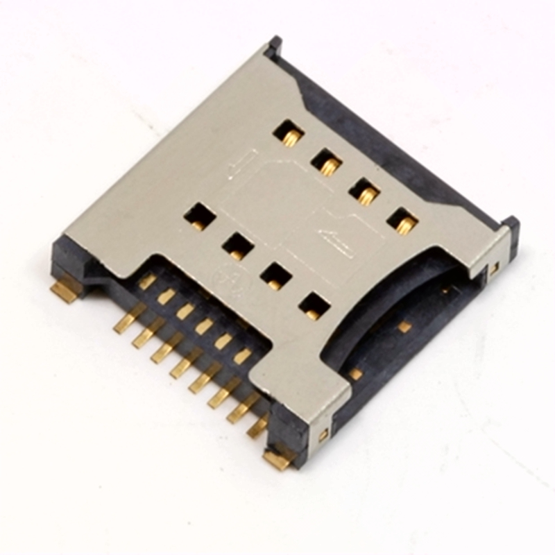 8 Pin SIM Card with Switch Detect Pin Per GSM 11.11 Standard